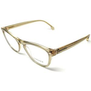 Versace Unisex Transparent Yellow Eyeglasses!
